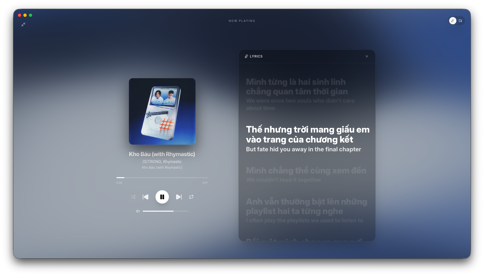 Synced Lyrics